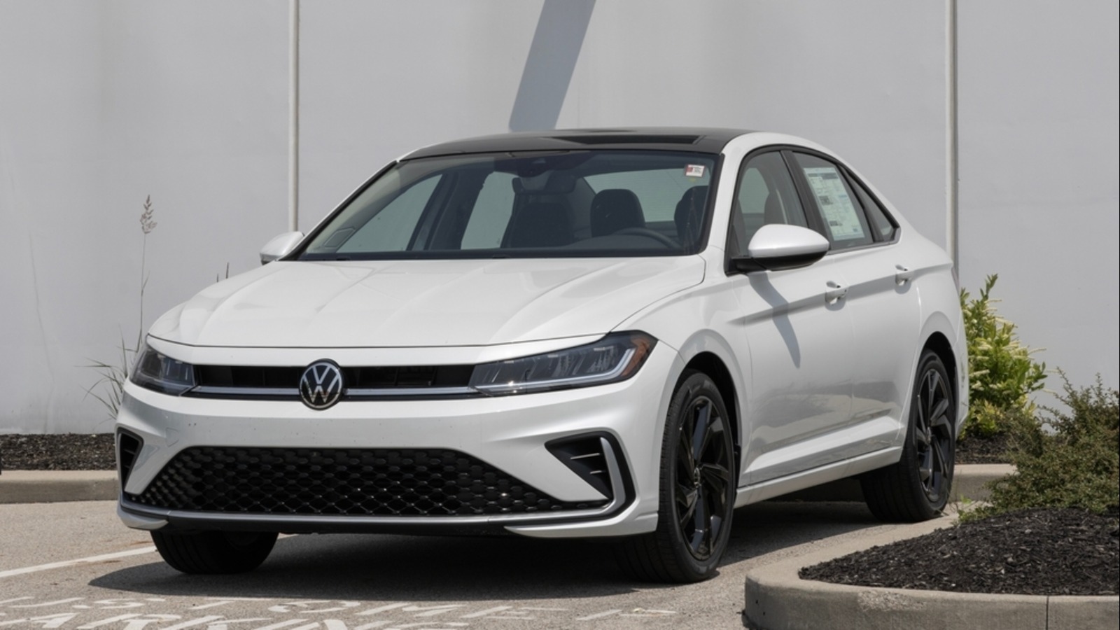 Shot of 2025 Volkswagen Jetta on display.
