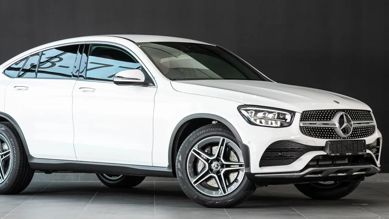 New white Mercedes GLC