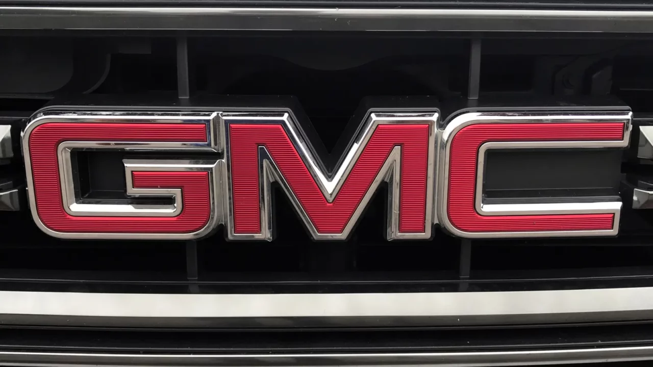 gmc logo on a truck grill