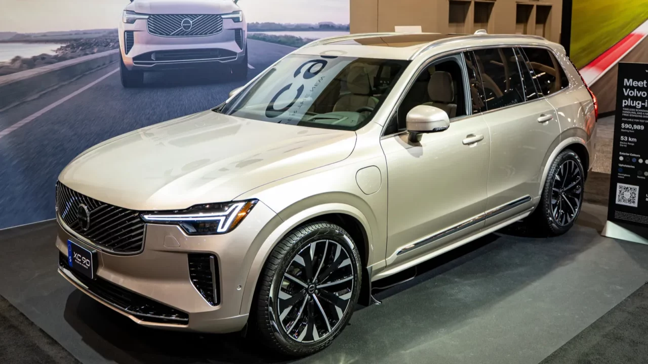 2025 Volvo xc90 automobile at the 2025 canadian international autoshow